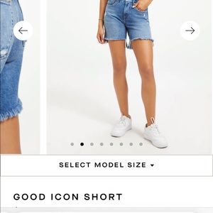 Good American “Good Icon Short” size 12